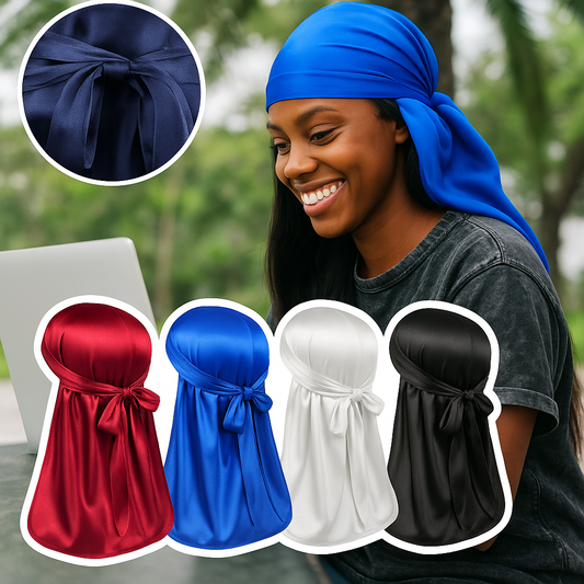 Skeevyy360durag for Men Women 360 Waves Satin Durag